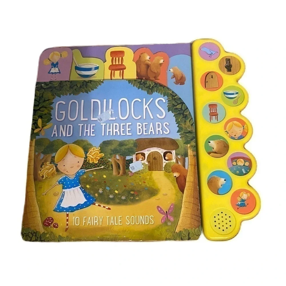Goldie Locks and The Three Bears Hardcover Sounds Book Fairy Tale